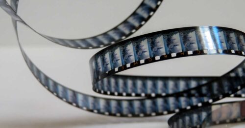 picture of film from a projector